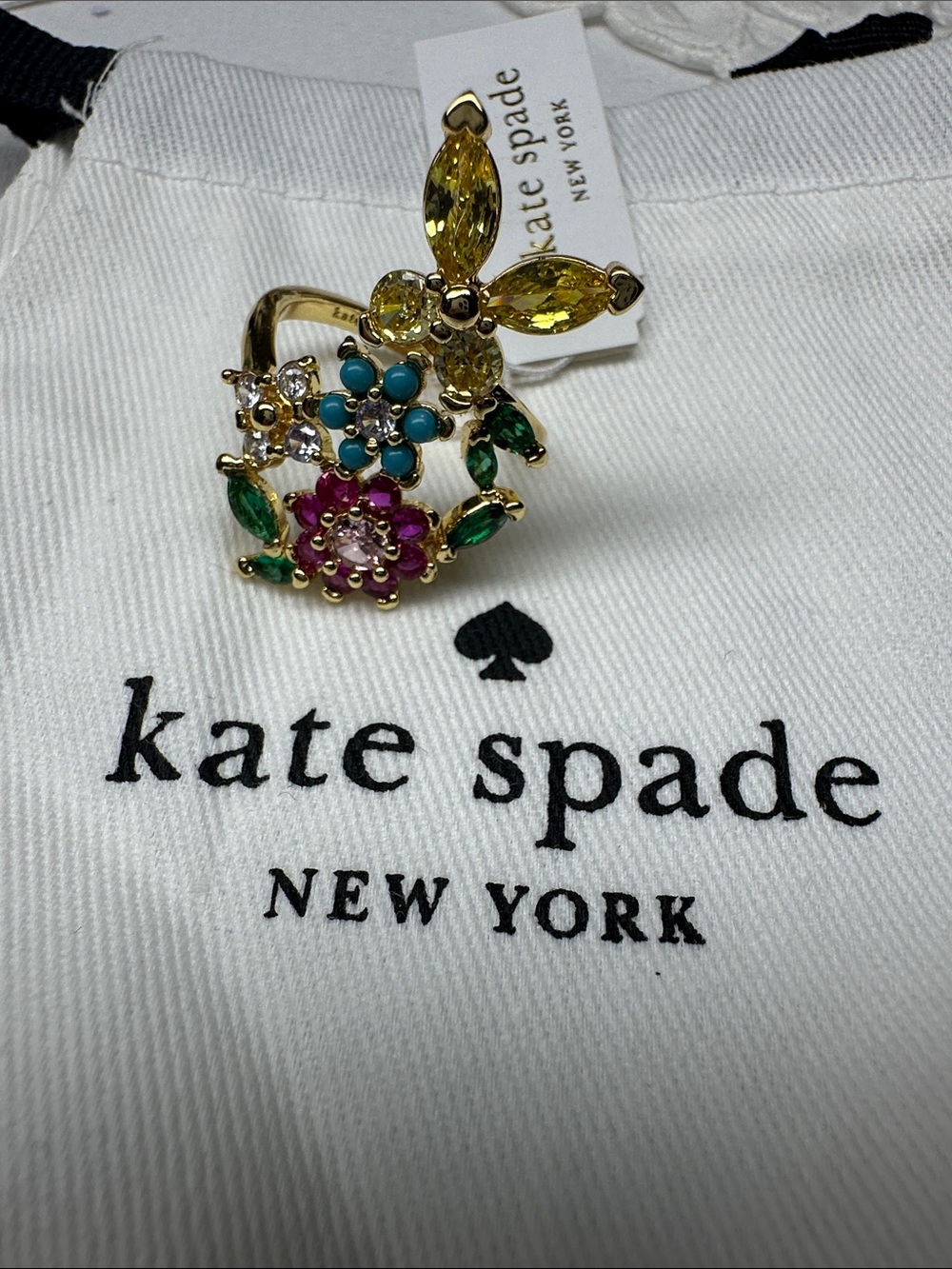 Kate Spade Garden Ring size 8